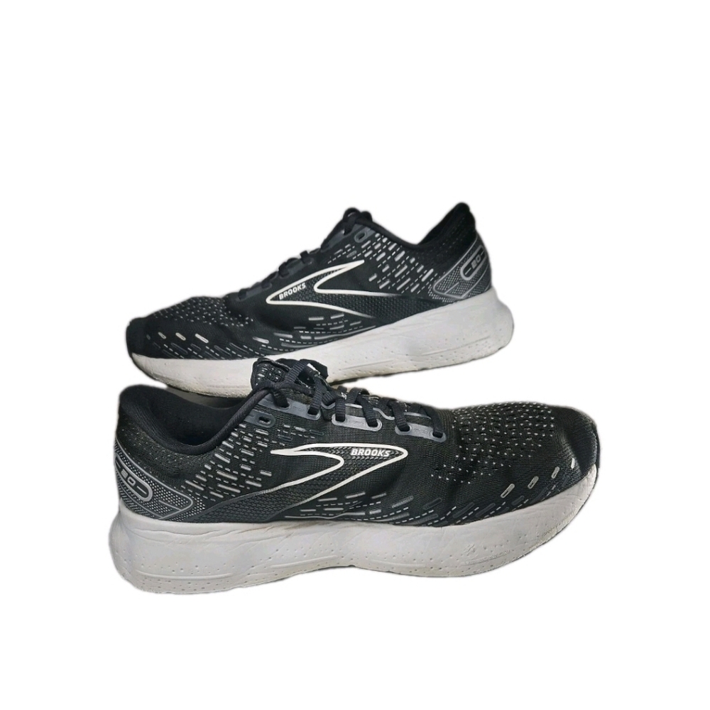 Brooks Glycerin 20 Men Sz11.5 Black Alloy Sport Y2k Boho Walk Run Cottage[6B
